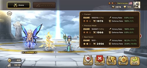 Summoners War Late Game Global Account- 67 6*’s LD AKROMA, 20+nat5, 2000+ Arena