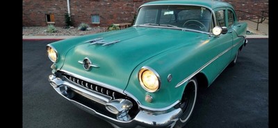 Owner 1955 Oldsmobile Super 88 Sedan Green FWD Automatic