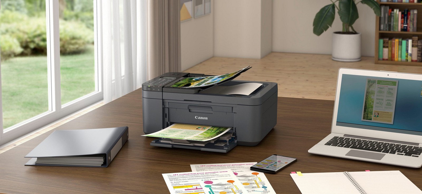 CANON Drucker PIXMA TR4755i Multifunktionsdrucker Kopierer Scanner Fax B-WARE - Bild 4 von 5