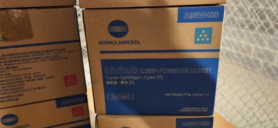 Konica Minolta TNP49C Cyan Toner Cartridge A95W430 OEM NEW SEALED