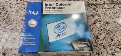 Intel Celeron Processor 1A GHz 100-MHz System Bus 256KB Cache  Sealed