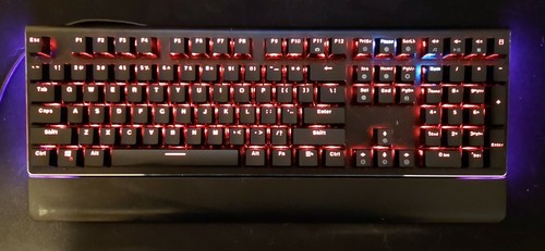 Rosewill Mechanical Gaming Keyboard Neon K85 RGB Kailh Blue Switches