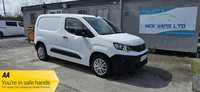 2019 Peugeot Partner professional 1000 L1 H1 1.5 HDI 100ps EU6 Panel Van Diesel 