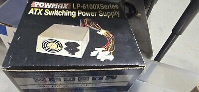 New Open Box Powmax LP-6100X Series ATX Switching Power Supply