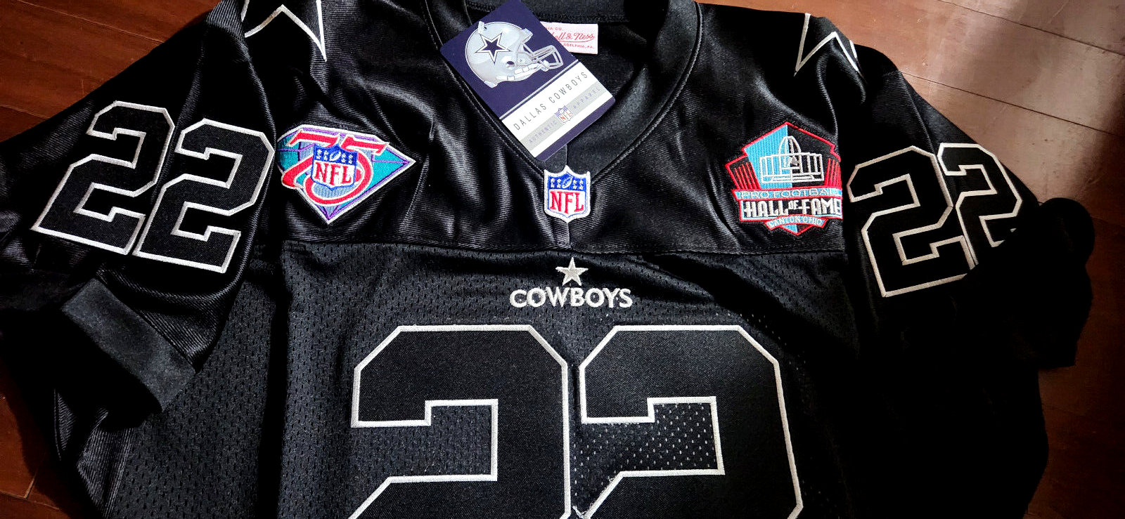 ダラス・カウボーイズ E.スミス シャツ 22番 Vintage Starter #22 Emmitt E Smith Dallas Cowboys White Size