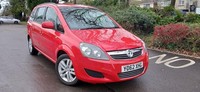 2012 Vauxhall Zafira 1.6i [115] Exclusiv 5dr MPV Petrol Manual