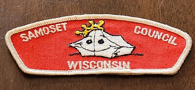 Vintage Samoset Council Wisconsin Boy Scout BSA Shoulder CSP Patch