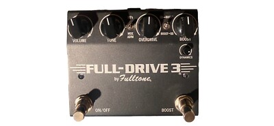 Fulltone Full Drive3 Overdrive Guitar Effect Pedal With Optional Boost 9V / 18V