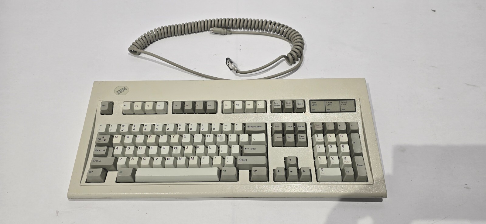 ブ*ー様 IBM Mモデルキーボード　金属ロゴ　1986年　USA IBM Mモデルキーボード 金属ロゴ 1986年 USA IBM Mechanical