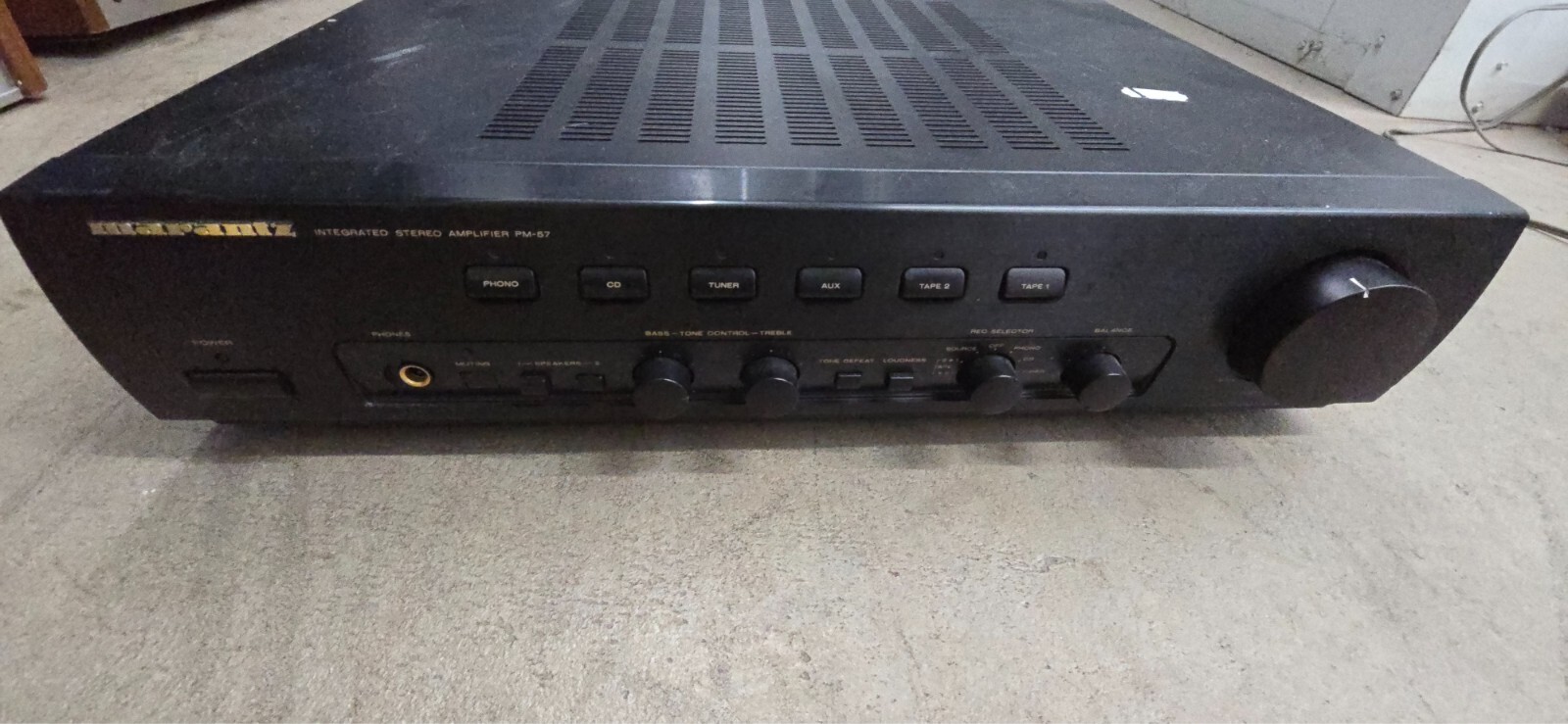 【動作品】marantz PM-57インテグレーテッドステレオアンプ Marantz PM-57 integrated Stereo amplifier | eBay