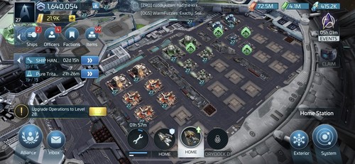 Star Trek Fleet Command Account OPS Center 27 About To Be 28