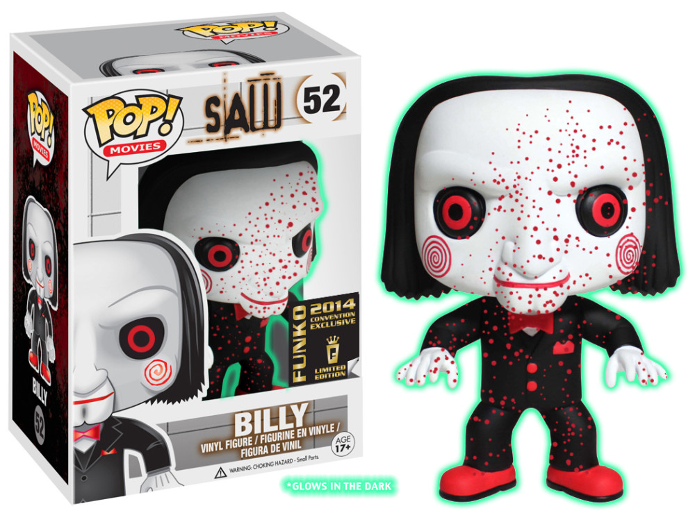 Funko Pop! Vinyl: Billy the Puppet - (Bloody , Glow) - San Diego