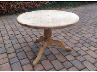 Circular Wooden Table