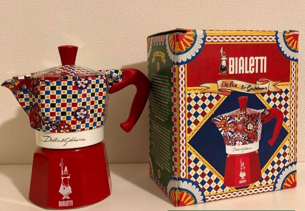 ＜Bialetti Dolce&Gabbana＞ MOKA EXPRESS Moka Express Bialetti Dolce&Gabbana | Sicilian Cart 50 cups