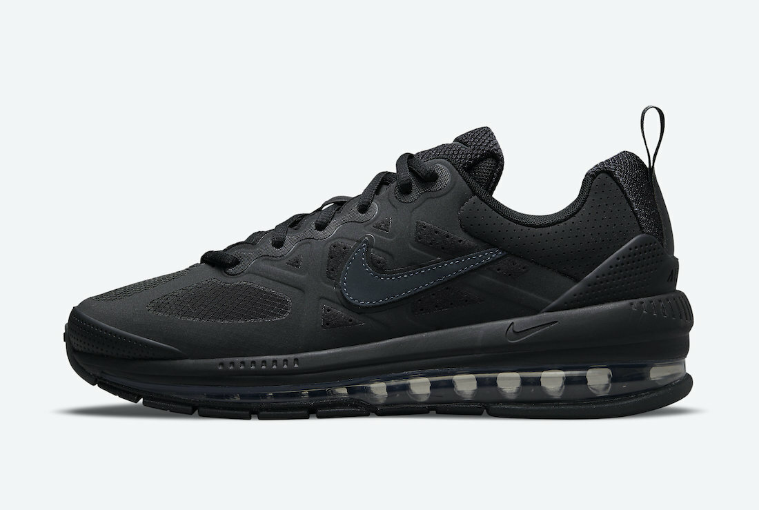 

Мужские кроссовки для бега в стиле ретро Nike Air Max Genome Triple Black Anthracite CW1648-001 размера 8, Черный, Nike Air Max Genome