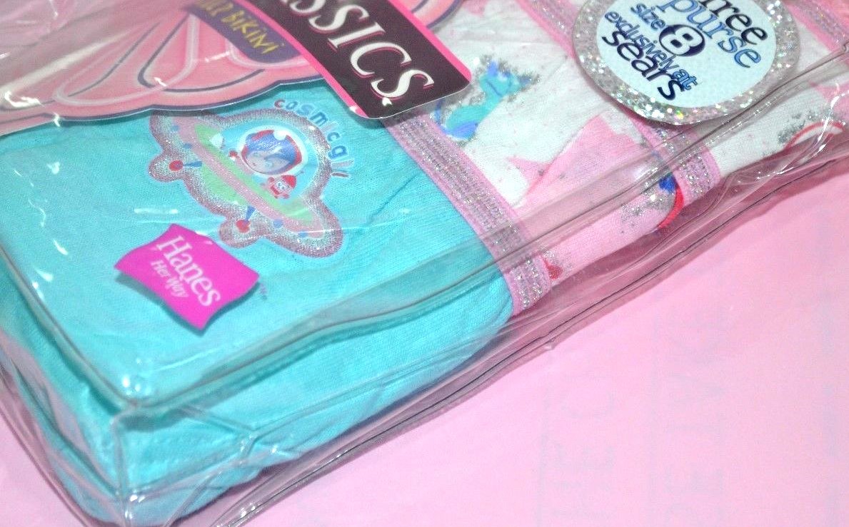 Hanes Girls Brief Panties Pantie Underwear Kids Cotton Size 8 6 Pair Pack *New*