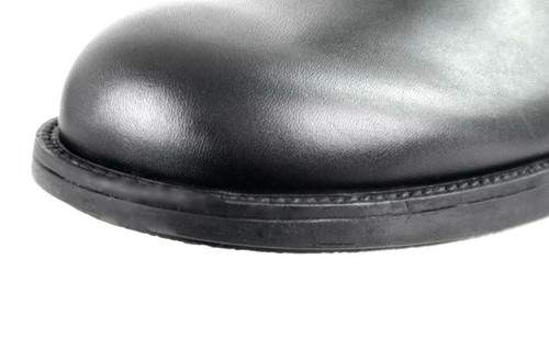Pre-owned Prada Luxury  Chelsea Boots Shoes 2te082 Black Leather