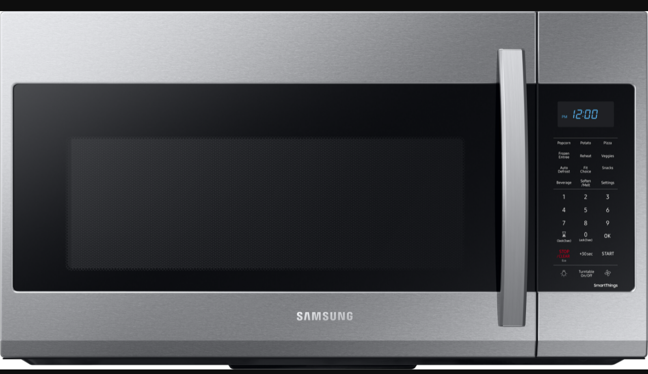 Samsung Stainless Steel Over the Range Smart Microwave - ME19A7041WS