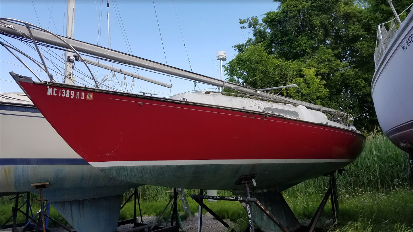 1970 Viking 28' Sailboat - Michigan