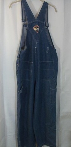 LOONEY TUNES TWEETY BIRD OVERALLS Unisex Large L carpenter denim jean