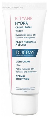 Ducray Ictyane Hydra Light Cream Face 40ml