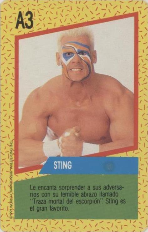 1991 Cromy WCW - Sting #A3