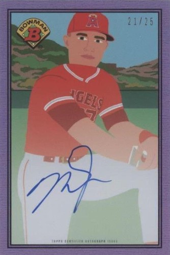 Shohei Ohtani 2021 Topps X Bowman Keith Shore Gold Foil