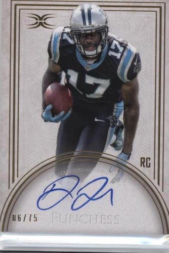 2015 Topps Definitive Collection Devin Funchess #DRA-DF