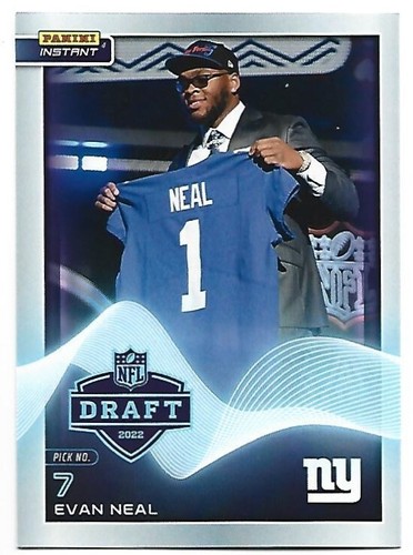 2022 Panini Instant NFL Draft Evan Neal #7