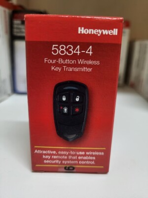 Honeywell 5834-4 Four Button Wireless key Transmitter, New In Box Sealed