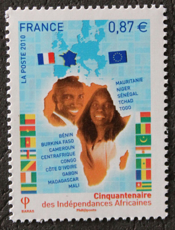 Timbre - France -Cinquantenaire IndÃ©Pendances Africaines- 2010 - Neuf ** -Yt4496