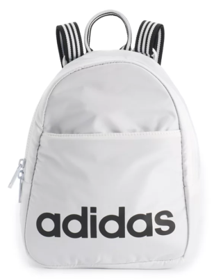 Adidas mini backpack best sale white