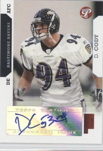 2005 Topps Pristine Dan Cody #154