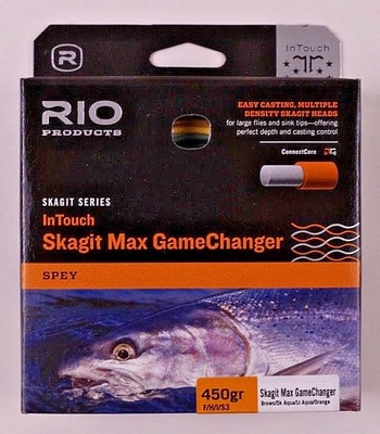 RIO NEW SKAGIT MAX SHORT 425-GR GRAIN SPEY 2HAND ROD SHOOTING FLY LINE HEAD
