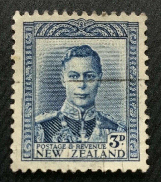 GEORGE DENNIS ワウペダル　メイドインチェコ New Zealand stamps - King George VI 3d New Zealand penny