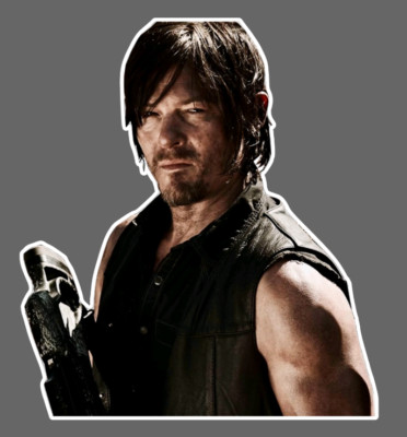 DARYL DIXON Sticker THE WALKING DEAD Vinyl Decal Die Cut WATERPROOF Sticker