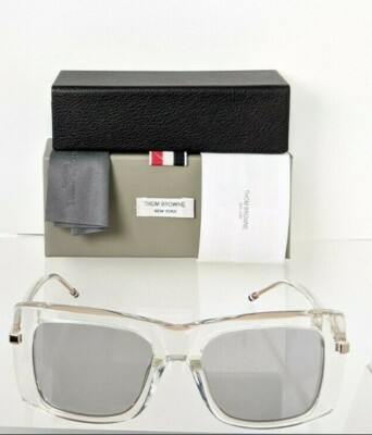 Pre-owned Dita Brand Authentic Thom Browne Sunglasses Tbs 419-a-03 Clr-gld Tbs419 Frame In Gray