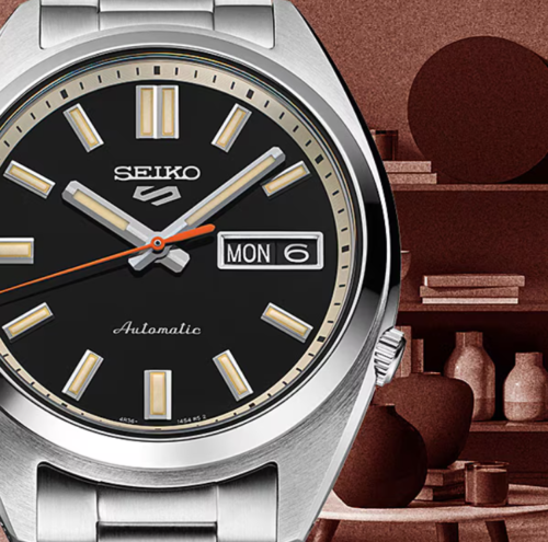 Pre-owned Seiko 5 Sports Sbsa255 Sports Style Snxs Series Mechanical Metal Band Men