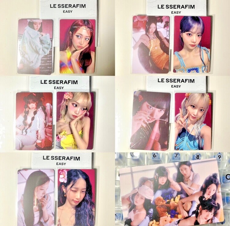 Lesserafim easy qq music china vce pob lucky draw photocard