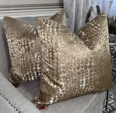 2-NWT CALDEIRA DECORATIVE PILLOWS MADE IN UK