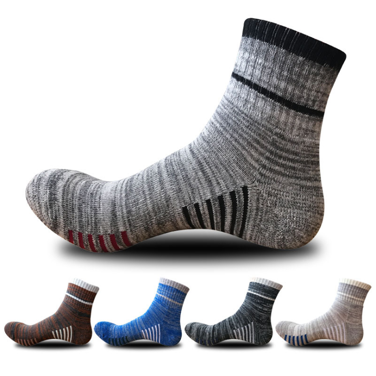  Men Performance Cushion Cotton Comfort Mid Cut Quarter Athl
