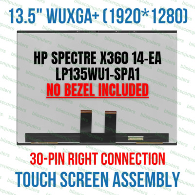 LP135WU1-SPA1 LED LCD Touch Screen Replacement HP Spectre x360 14-EA 14T-EA