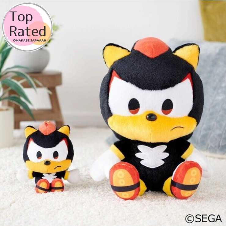 SONIC & FRIENDS Shadow Plush M & Mascot Set of 2 SEGA Fave