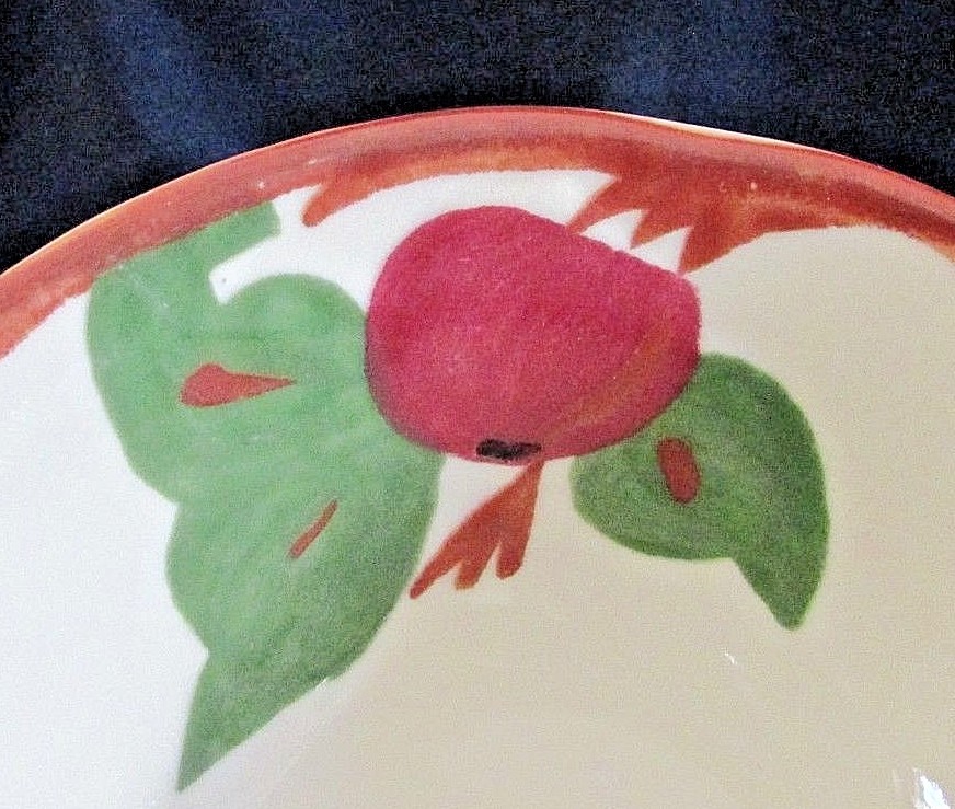 Franciscan APPLE Dessert Bowl, Apple Back Stamp Made in China 2004-2011 Set of 4