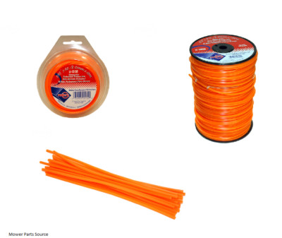 Rotary Diamond Cut Pro String Trimmer Line  .105 diameter - Echo RedMax Stihl 