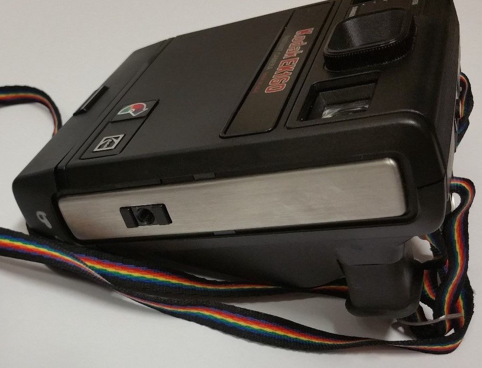 Kodak EK160 Instant Camera W/ORIGINAL LEATHER CARRY BAG/INSTRUCTIONS VINTAGE