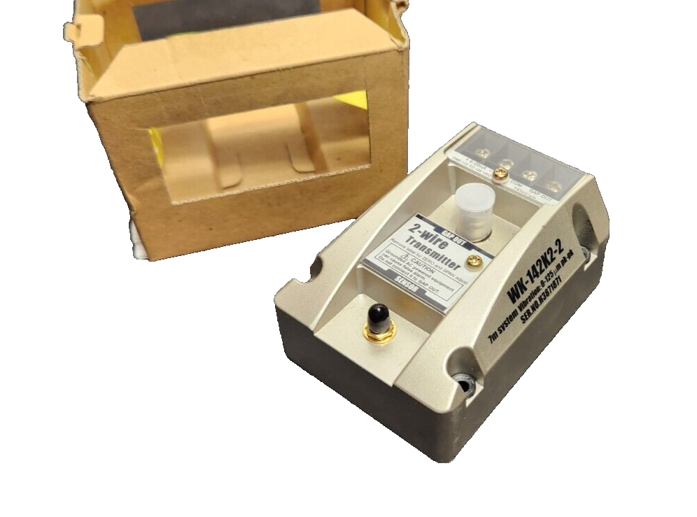SHINKAWA 2-WIRE TRANSMITTER SENSOR VIBRATION WK-142K2-2 NEW SHINKAWA 2-WIRE TRANSMITTER SENSOR VIBRATION WK-142K2-2 NEW