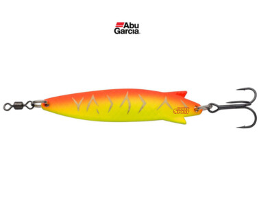 TOBY ABU GARCIA 40 GR  COLORE LF RED HOT TIGER ONDULANTE SPOON 9 CM LAGO 1550246