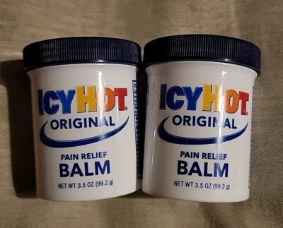 2 Icy Hot Original Pain Relief Balm 3.5oz -EXP: 11/24