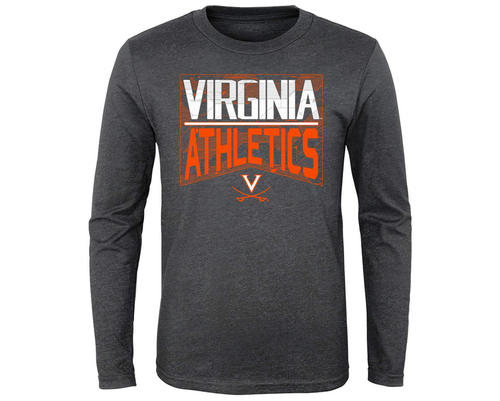 Outerstuff Энергетическая футболка с длинными рукавами и длинными рукавами Outerstuff NCAA Youth 4–20 Virginia Cavaliers Performance